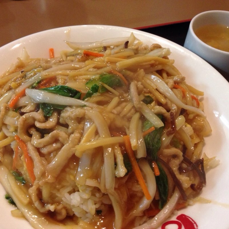 五目あんかけ焼きそば(ぼん天 瑞穂店)