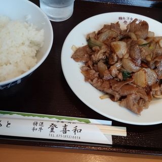 肉炒めライス(登喜和 )