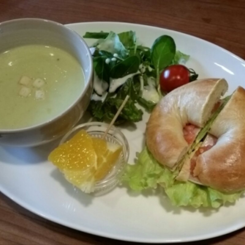 ベーグルランチ(Cafe ふらここ)