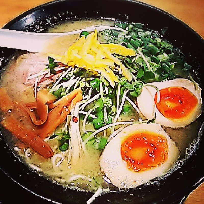 ゆず塩ラーメン(九州らーめん 博多吉もん)