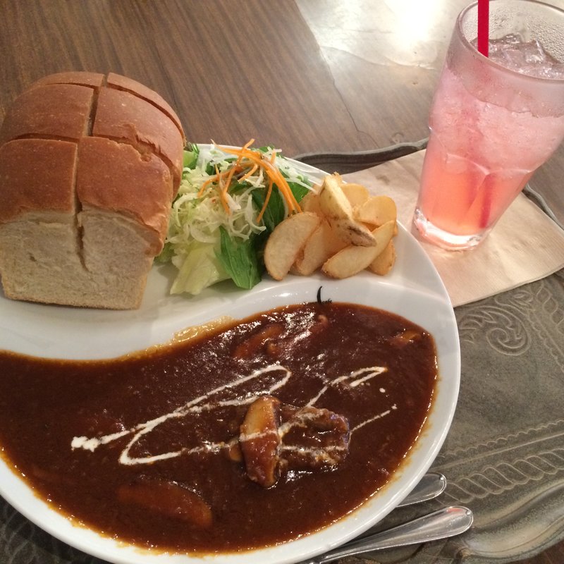 ルナカフェ特製ビーフシチュー　ドリンクセット(ルナカフェ モザイクモール港北店 （Luna cafe）)