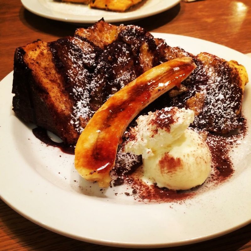 フレンチトースト塩キャラメルバナナ(クックコープカフェ アトレ川崎店)