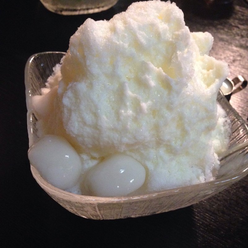 ミルク氷(中村軒)