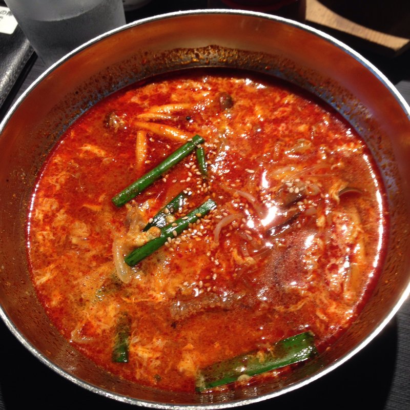 ユッケジャンスープ(和牛焼肉 土古里 新宿NOWAビル店)