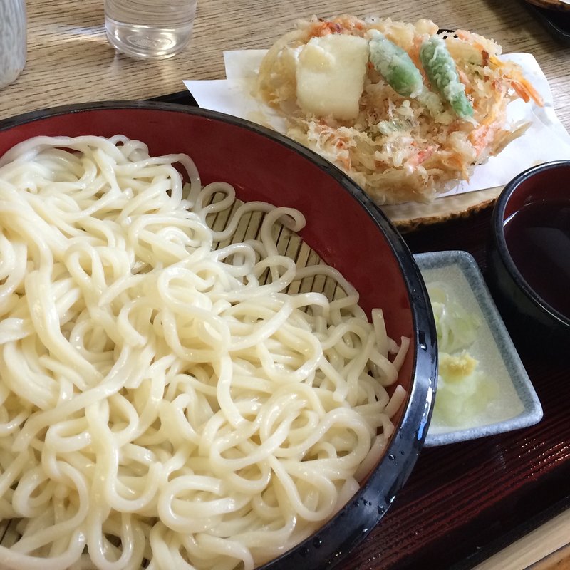 かき揚げせいろ(手打ちそば泉八)