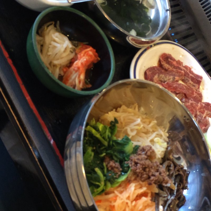 ビビンバ＆焼肉ランチ(ファイヤービーフ )