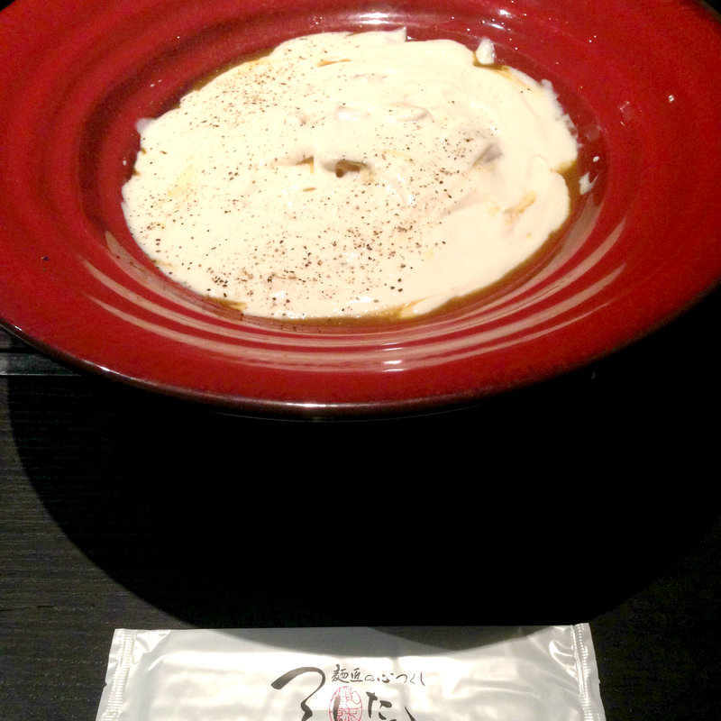 冷やしホワイトカレーのうどん(つるとんたん　六本木店)