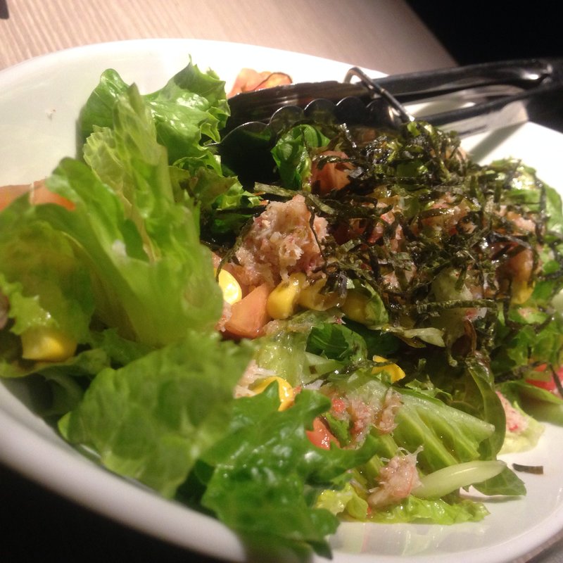 こだわりクラブサラダ～蟹たっぷりの贅沢品～(aqua tower tokyo 水想 ‐suisou‐ 恵比寿店)