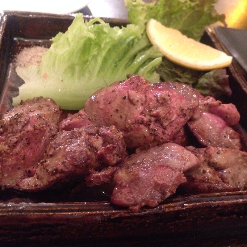 地鶏レバー(花林糖餃子)