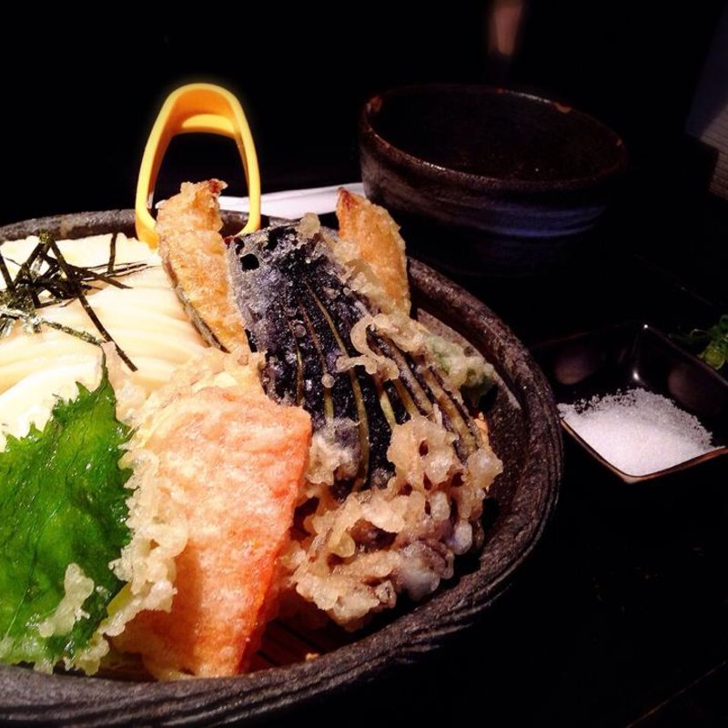 旬野菜の天ざる(山元麺蔵 （やまもとめんぞう）)