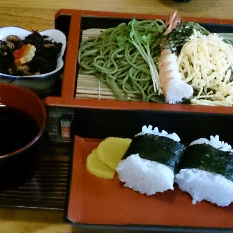 ざる蕎麦定食(三日月)