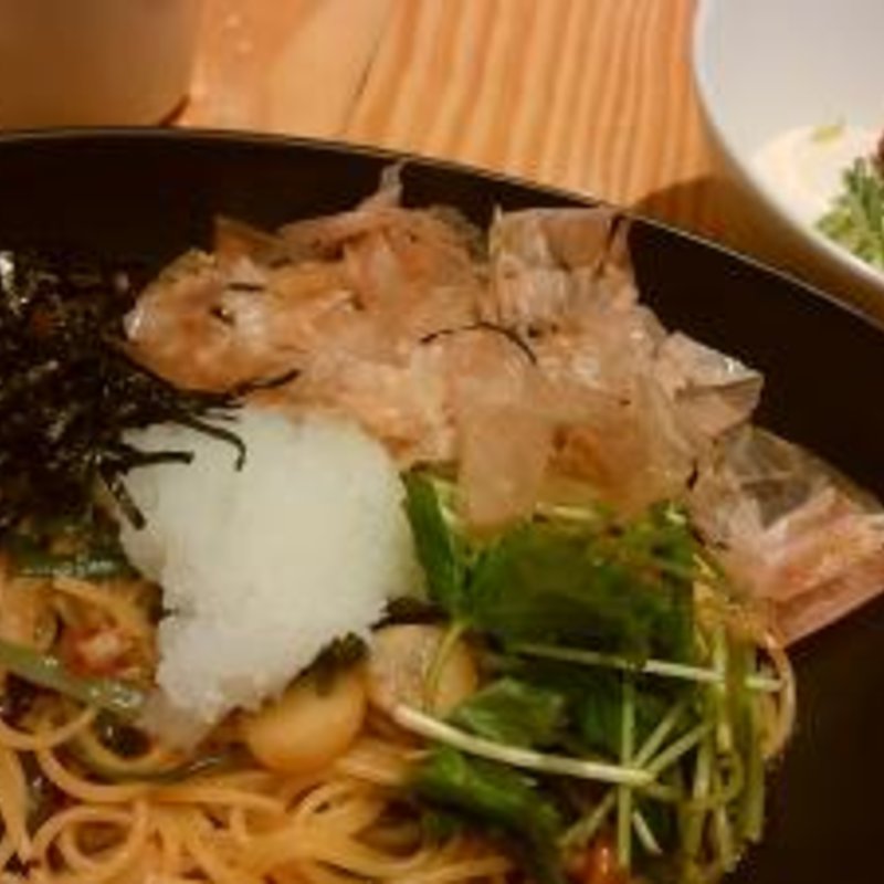 山菜のパスタと豆腐のセット(こなな エキマルシェ大阪店)