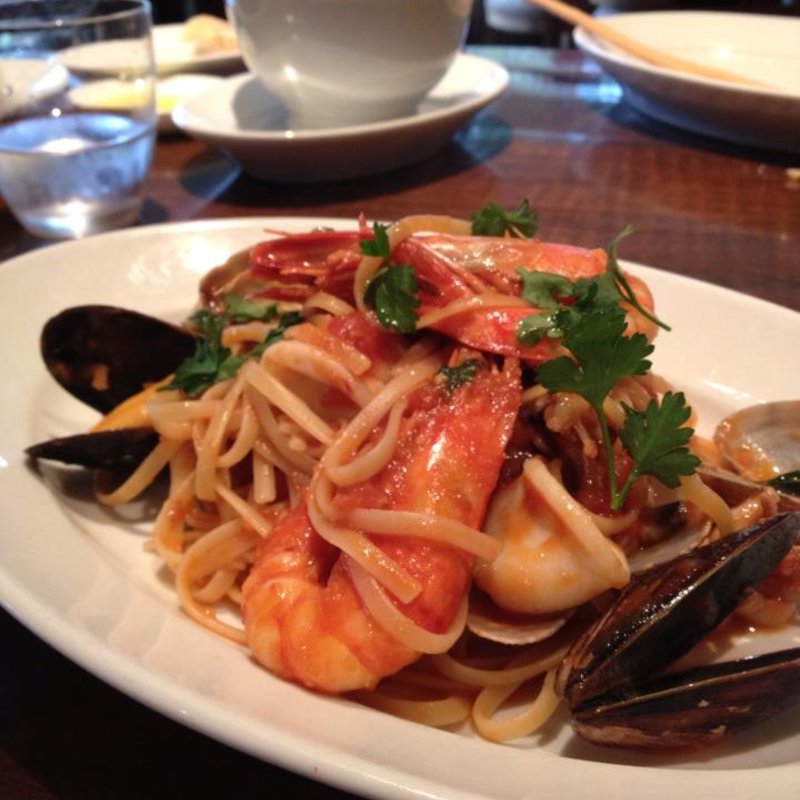 パスタセット（ペスカトーレ）(トラットリアセッテ)