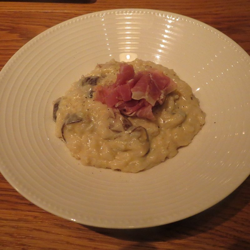 ポルチーニ茸のリゾット(鉄燻CHOI)