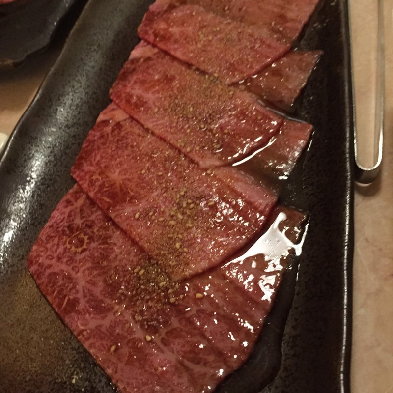 ミスジ(焼肉 銀座コバウ 特別室)