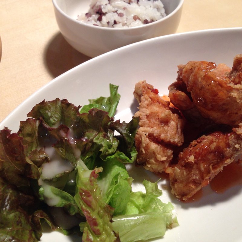 6種の小鉢とお魚料理のお昼ご飯(ピノキオ)