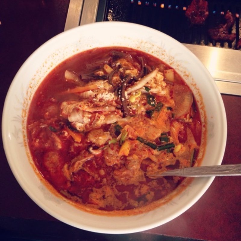 テグタン麺(梨花園)