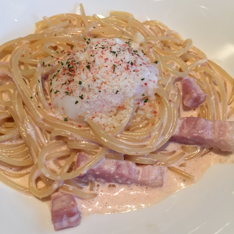 めんたいカルボナーラ(ヤマヤ 新橋銀座口店 （YAMAYA）)