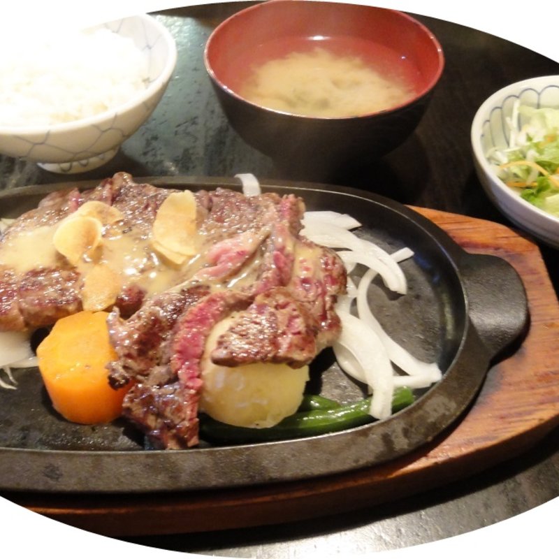 ガーリックステーキ(牛庵(ギュウアン) 銀座店)