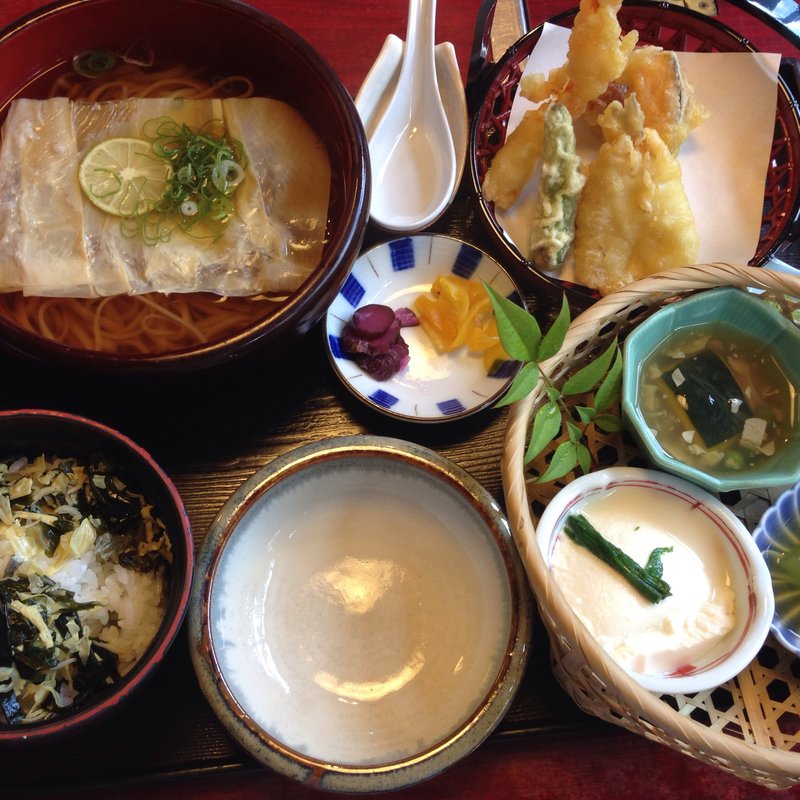 稲庭うどん膳(岡崎茶寮)