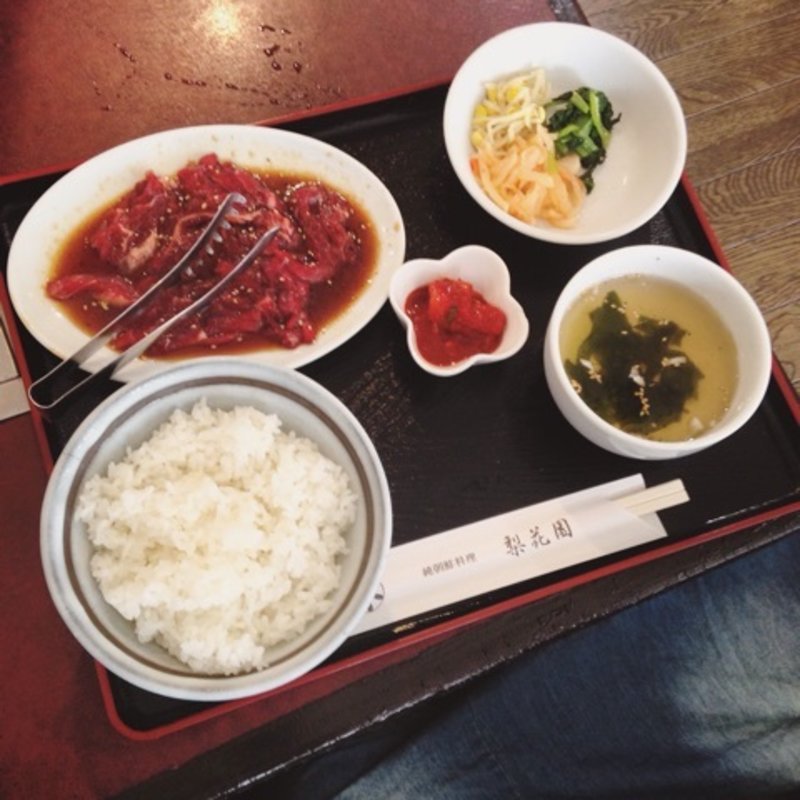 焼肉ランチ (Bカルビ)(梨花園)