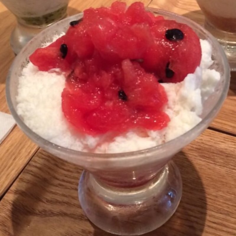 スイカかき氷(果実倶楽部)