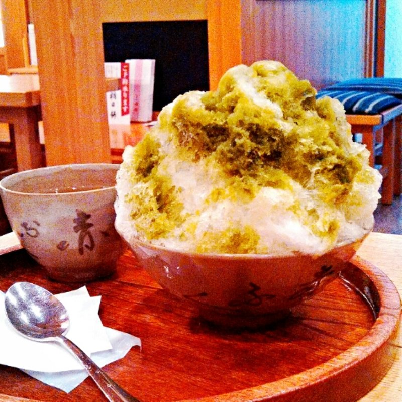 赤福氷(赤福茶屋ジェイアール名古屋高島屋店)