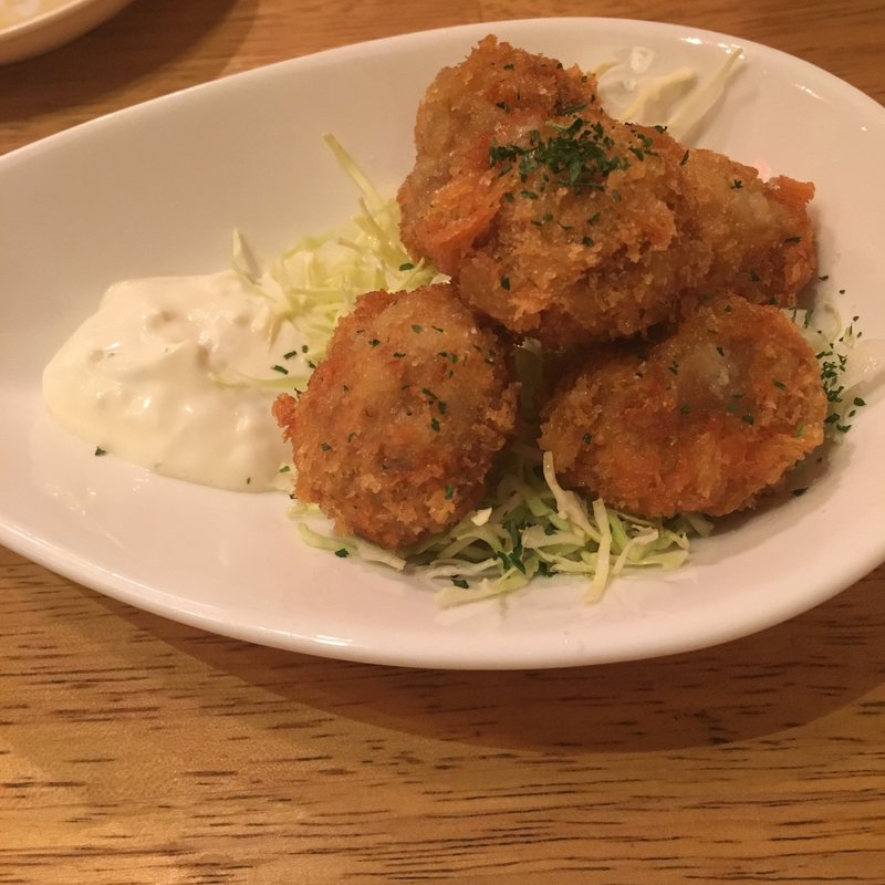 マッシュルームのフリット(加藤商店 バル肉寿司 since2010 by 炉とマタギ （バルニクスシ）)