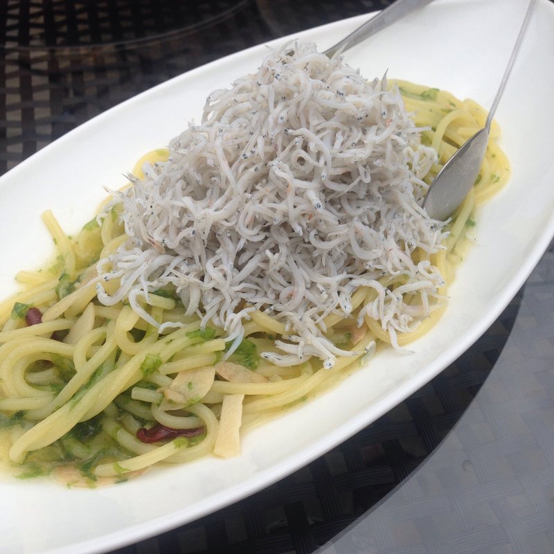 名産しらすとあおさのペペロンチーノ(BETTEI)