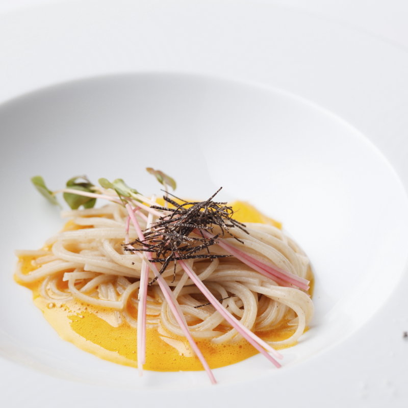 卵ソースのパスタ(ｍｕ－ＭＵ 西新宿)