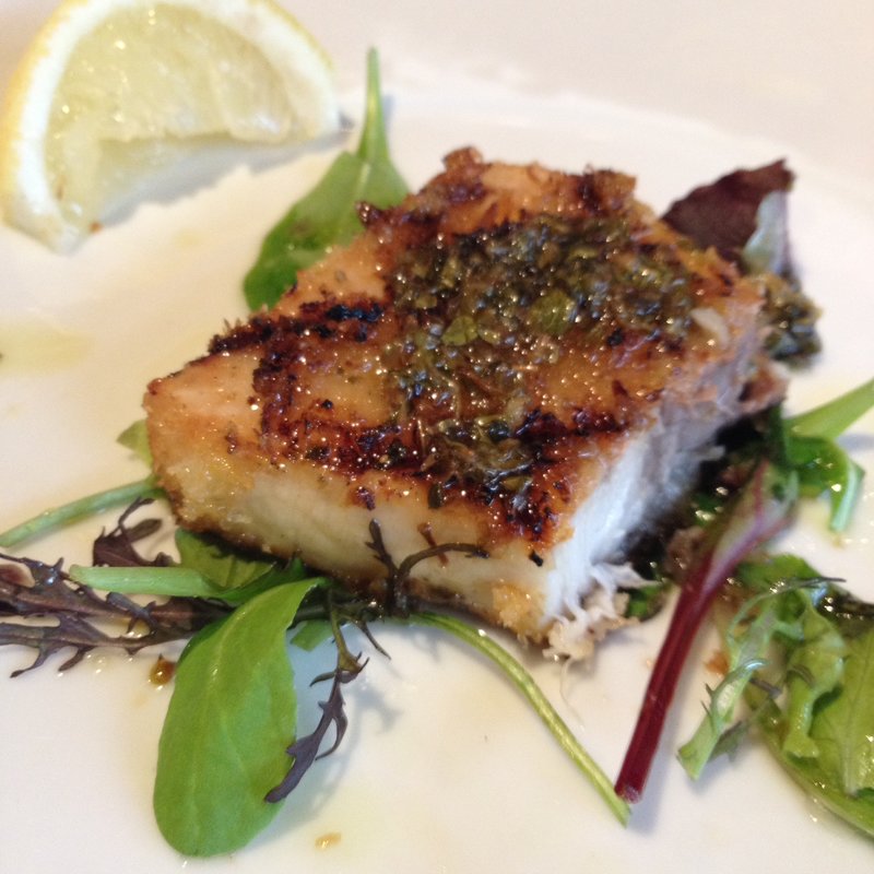 メインランチ（カジキマグロのパン粉焼き　サルモリッリオソース）(THE SODOH HIGASHIYAMA KYOTO （ザソウドウ東山京都【旧店名】 THE GARDEN ORIENTAL KYOTO）)