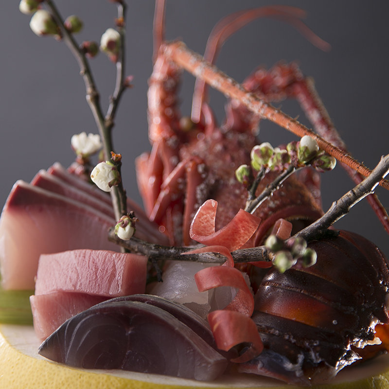 鮮魚の盛り合わせ(日本料理 ゆるり 西中洲)