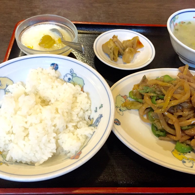 豚細切りザーサイ炒め(皇庭餃子房)