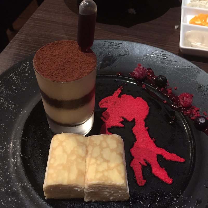 召喚士のシャドウフレアティラミス(ファイナルファンタジーエオルゼアカフェ in Akihabara TOKYO - FINAL FANTASY EORZEA CAFE)