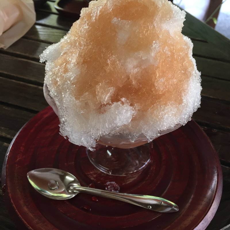 かき氷(ハーブシロップ)(和茶房うの)