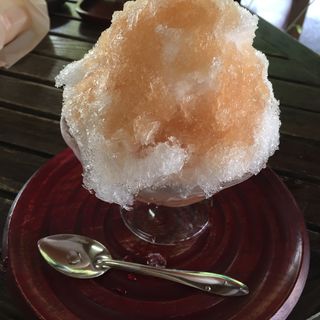 かき氷(ハーブシロップ)(和茶房うの)