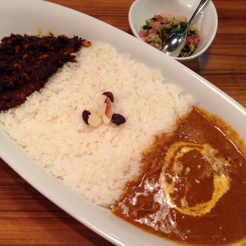 バターチキン&キーマカレー Mサイズ(CURRY UP -HARAJUKU-)