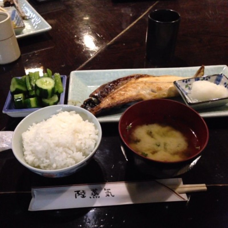 さば定食(陸蒸気)