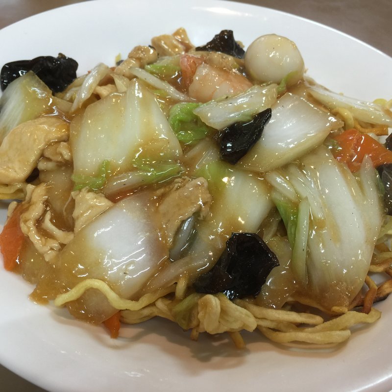 五目あんかけ焼きそば(ぼん天 瑞穂店)