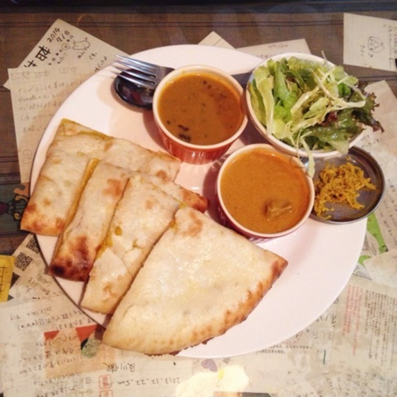 ダブルカレースパイシーポテトナン(だいすき日本 )