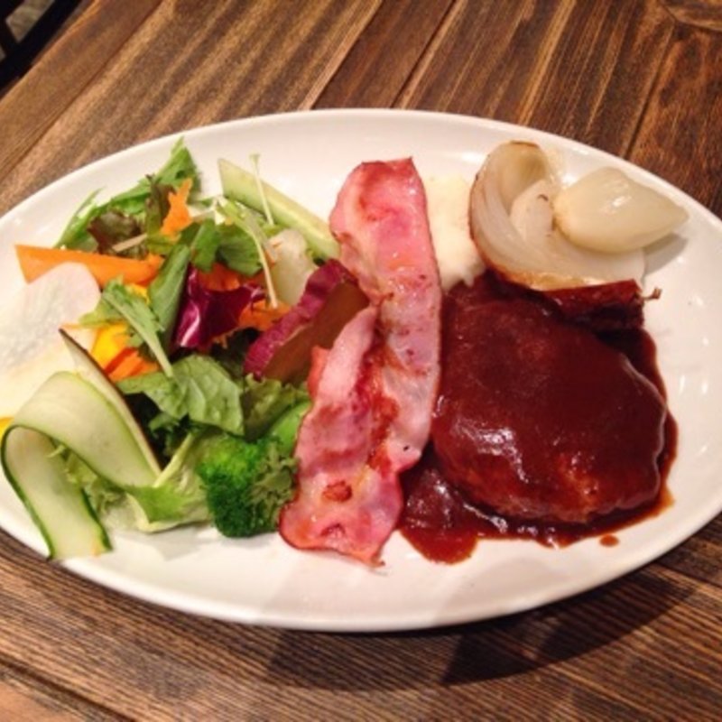 ハンバーグステーキランチ(ラシーヌ)