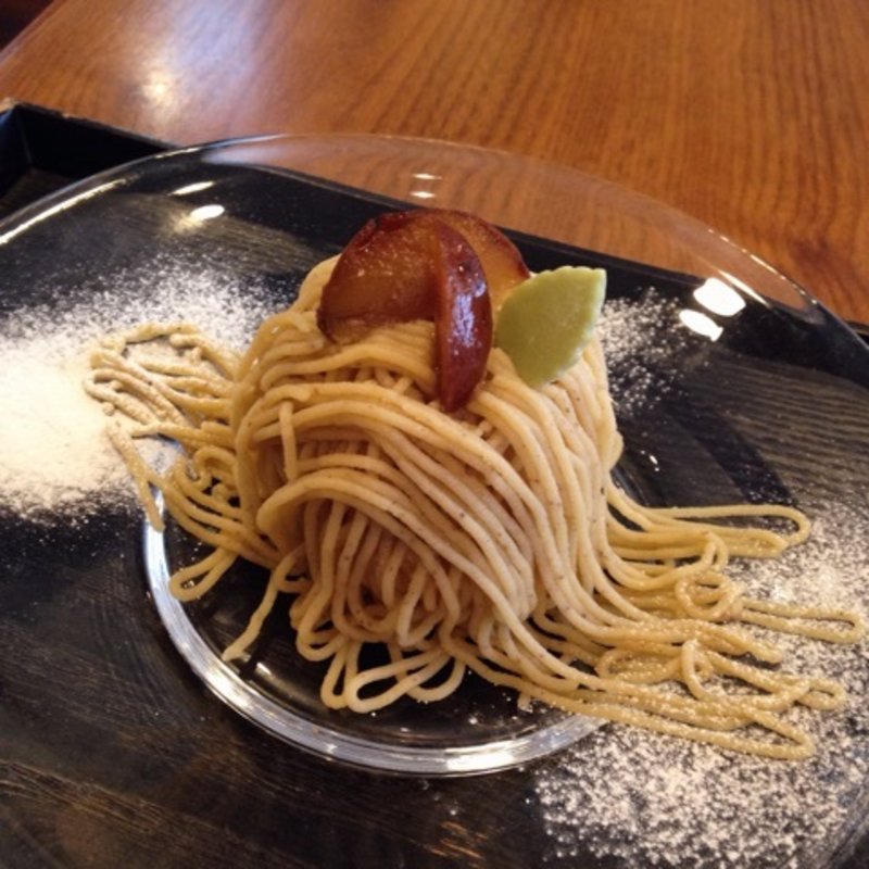 和風もんぶらん 本日のお茶セット(茶茶の間 )