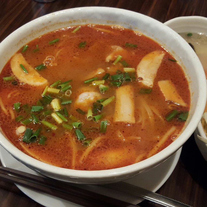 トムヤムクン麺セット（ランチ）(タイ料理 ブアールアン )