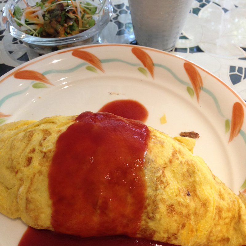 オムライス(佐藤養鶏場 喫茶 花)