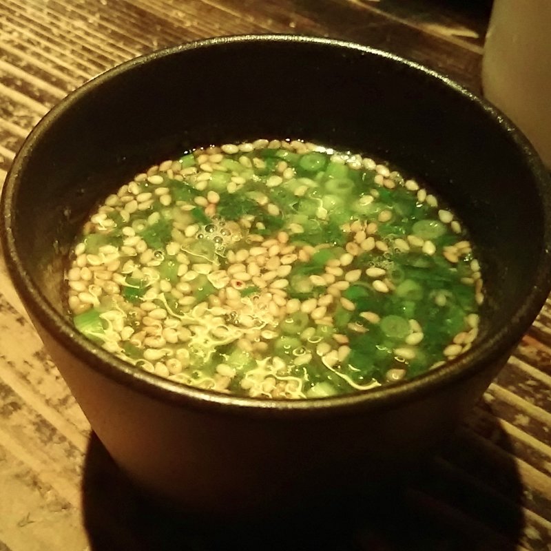 とりスープ(手羽唐一歩。浜町店)