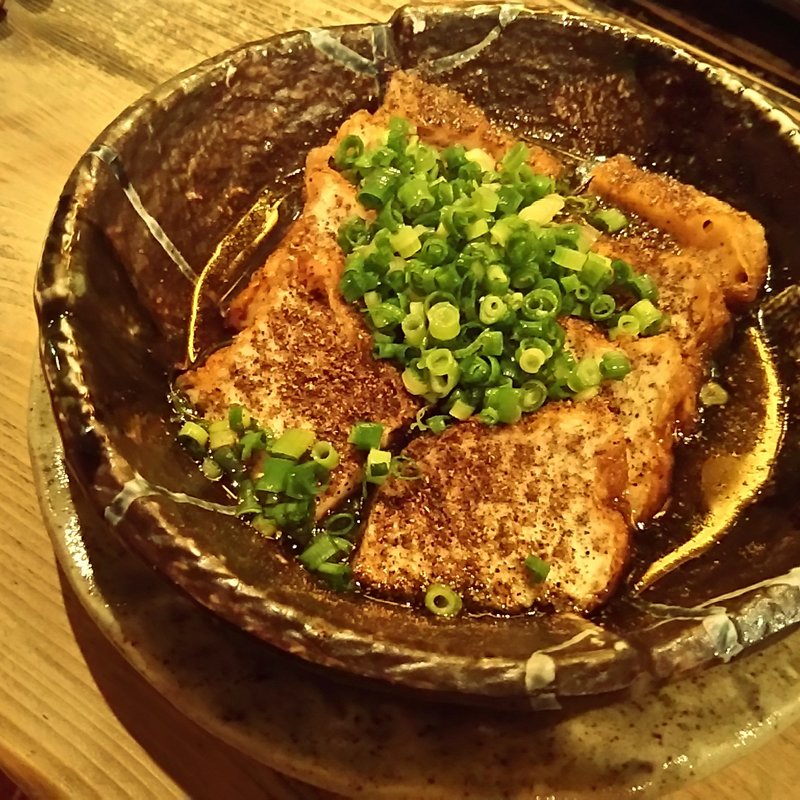 厚揚げ山椒風味(手羽唐一歩。浜町店)