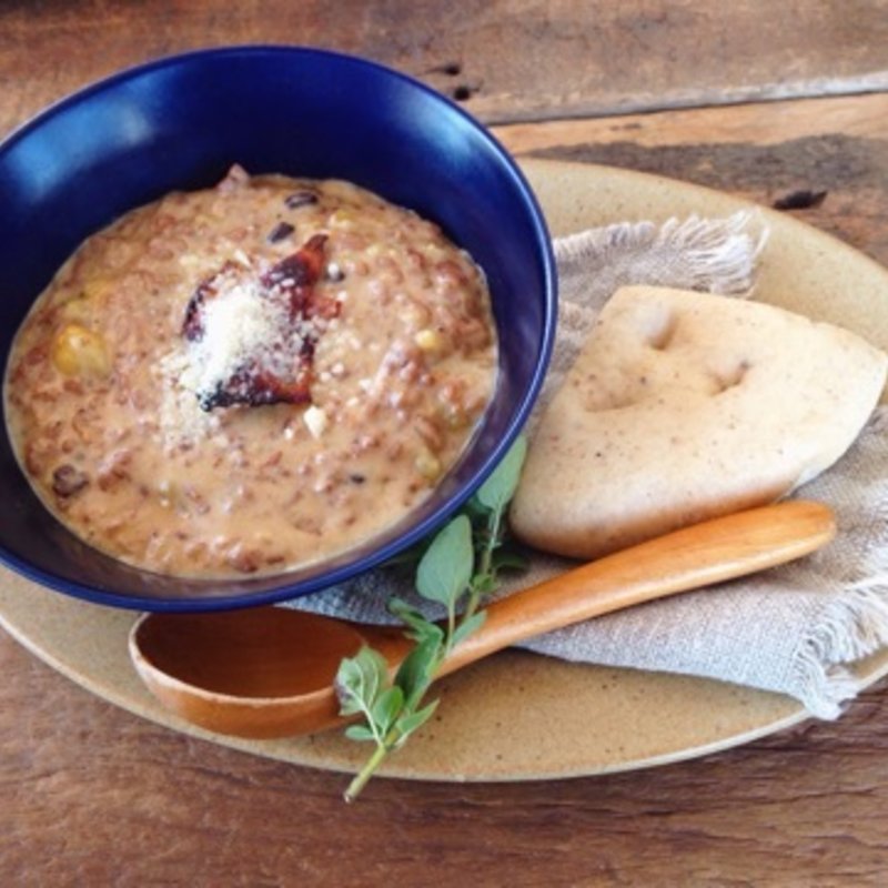 旬のさつま芋の酵素玄米リゾット(Lightning cafe)