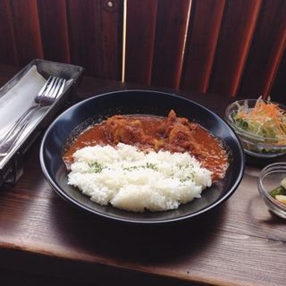 大山鶏のスパイシーチキンカレー(cafe uraraka)