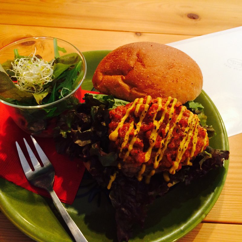 ハンバーガーセット(カフェパラン)