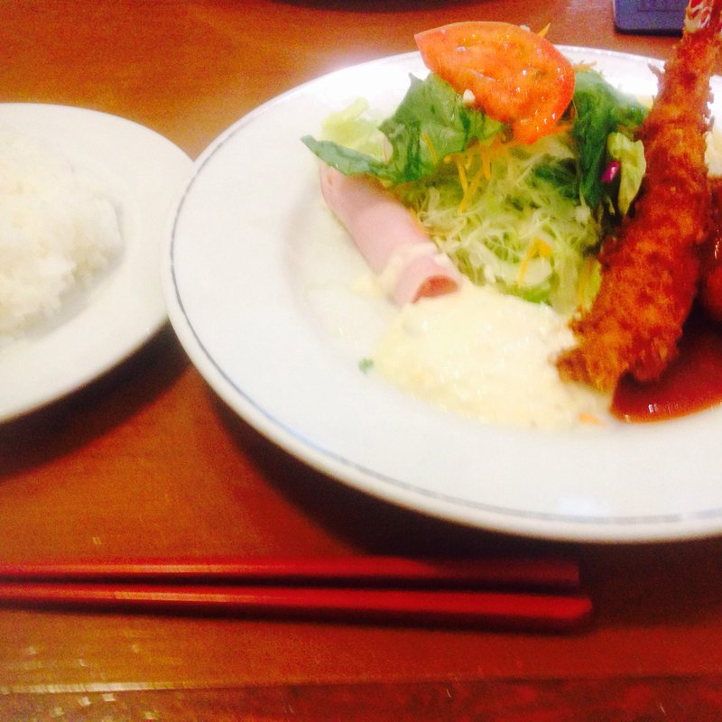 海老フライランチ(洋食の赤ちゃん)